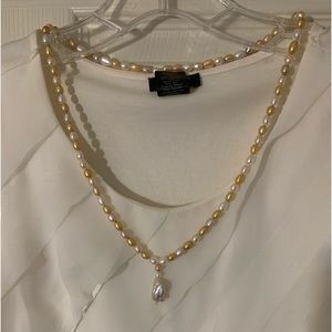 Authentic fresh water pearl-blush